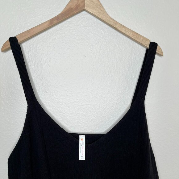 Daily Practice by Anthropology plus size Black V-Neck Ribbed Tank Top 3X - Picture 2 of 11